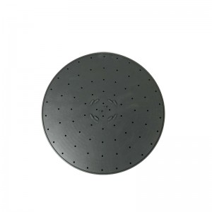 Black Round Shower Silicone Gasket - Back