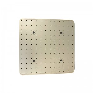 Light-Yellow Square Shower Silicone Gasket - back