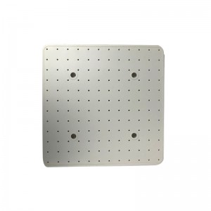 White Square Shower Silicone Gasket - back