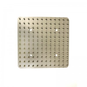 Light-Yellow Square Shower Silicone Gasket - front