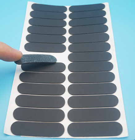 RUBBER FOOT WITH ADHESIVE